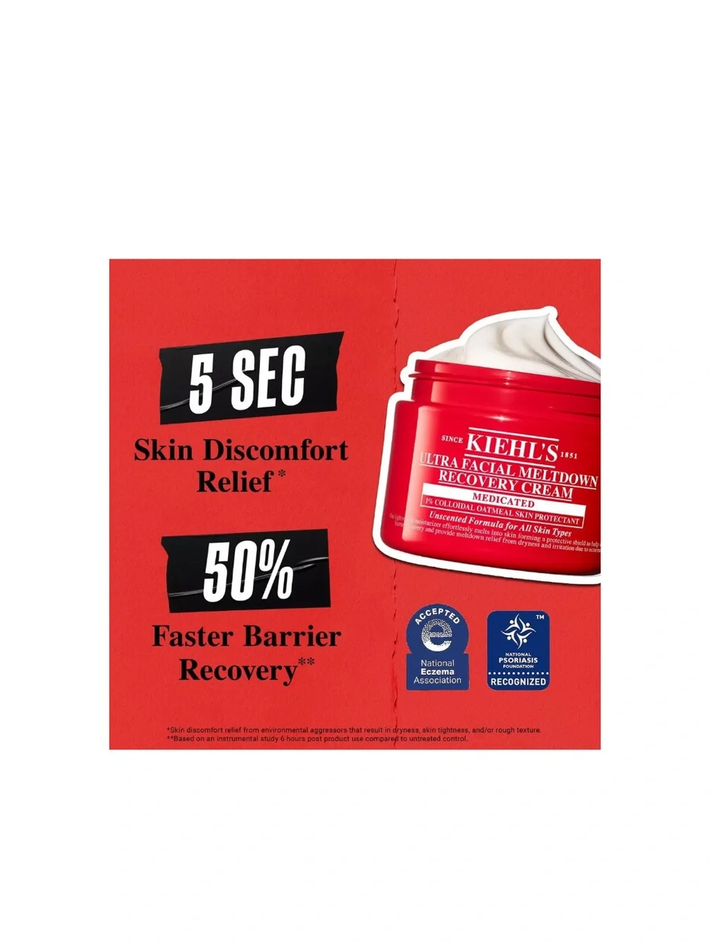 Kiehl's Ultra Facial Meltdown Recovery Cream Medicated NWT 1.6oz